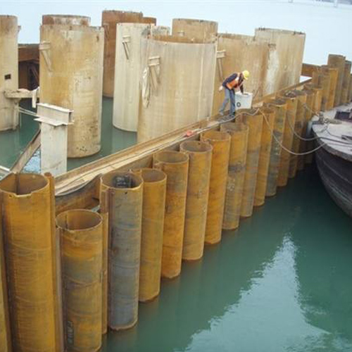 滁州钢护筒现场安装